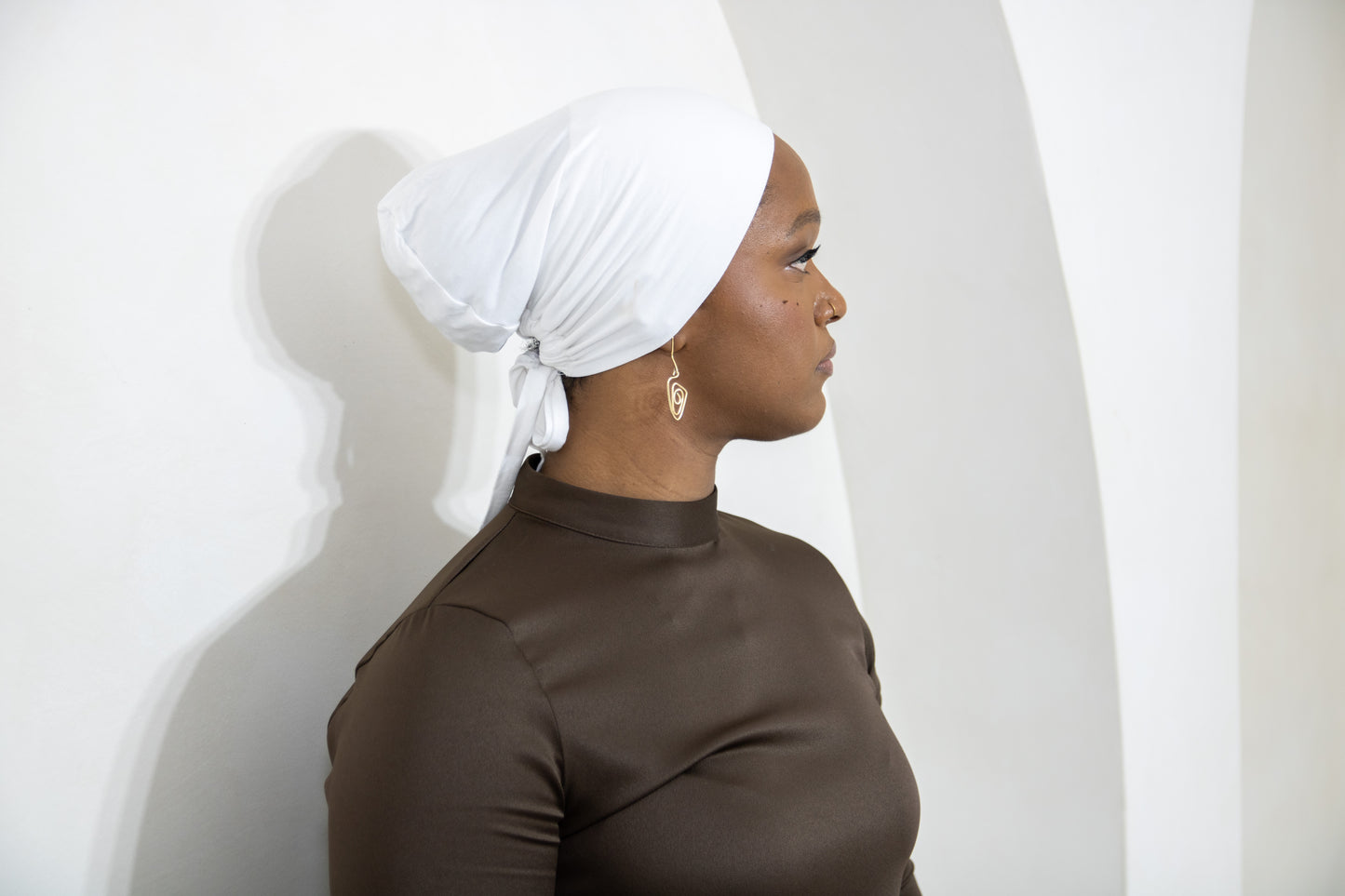 White Closed-Back Undercap