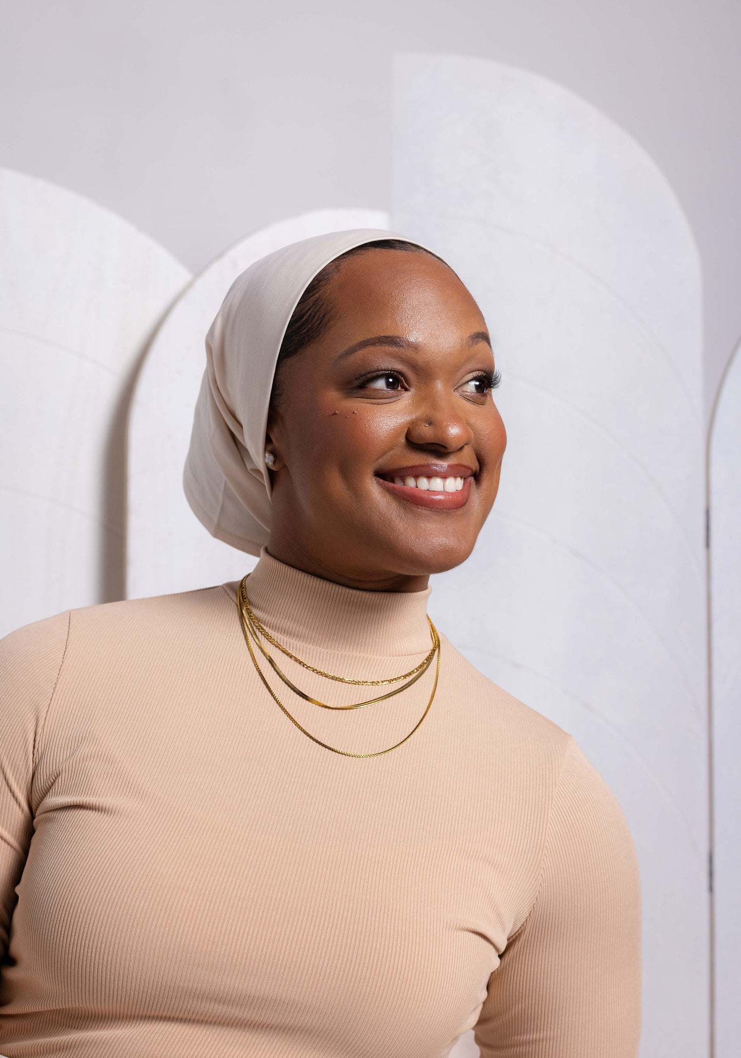 Cream Beige Tube Undercap