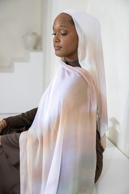 Farasha Dust Printed Modal Hijab