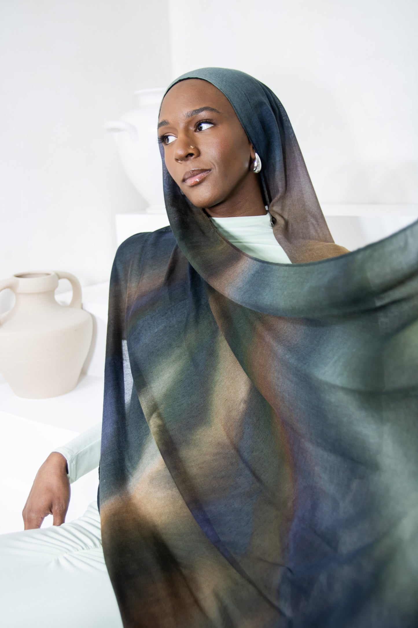 Ghaba Blend Printed Modal Hijab