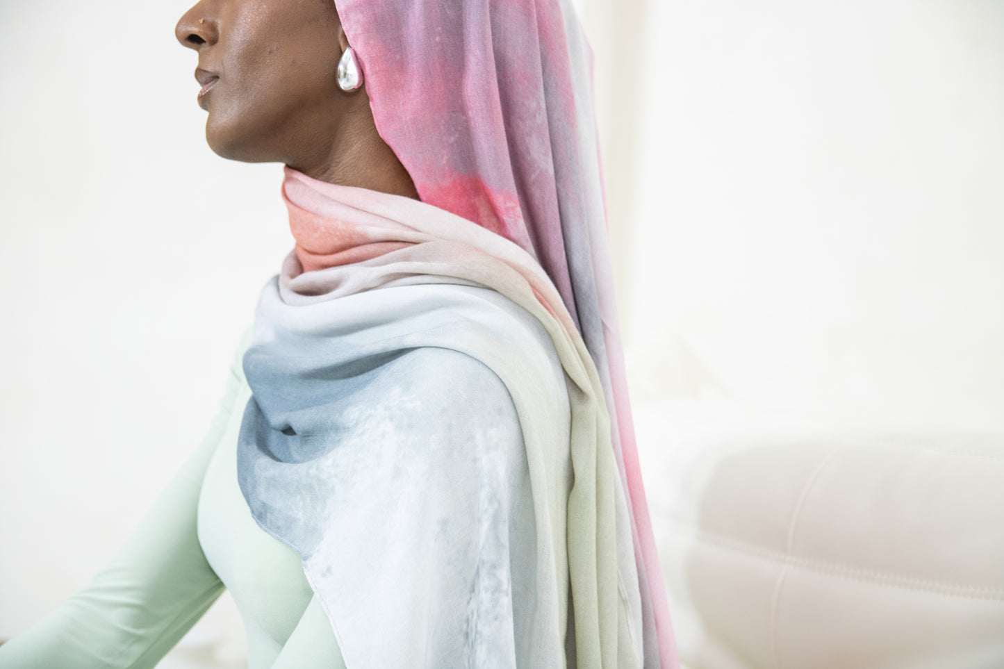 Zaher Ombre Printed Modal Hijab